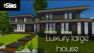 The Sims 4 Tour of a luxury large house with a secret room and safe no cc Роскішний великий будинок