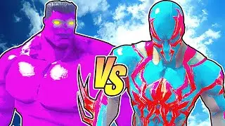 SPIDERMAN 2099 VS VIOLET HULK EPIC BATTLES GTA 6 GRAPHICS