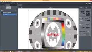 Arkaos dessiner Cercle dans Video Mapper GVJ XT