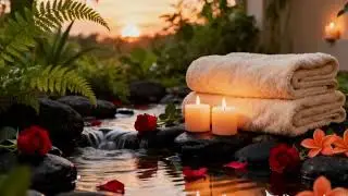 Relaxing Spa Music 🌼 Stress Relief Music, Insomnia Cure, Heal Stressed Mind,Sleep Water Magic 8