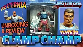 UNBOXING & REVIEW Masterverse CLAMP CHAMP Wave 10 Masters of the Universe Revelation Figure