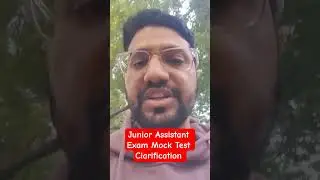 Junior Assistant Exam Mock Test Clarification #jkssb #education #governmentexam