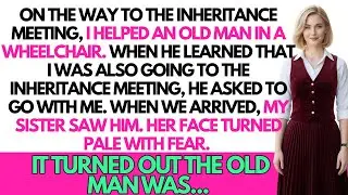 My Sister Turned Pale at Inheritance Meeting When She Saw Me with an Old Man — He Turned Out to Be…