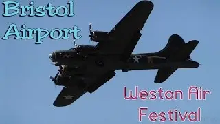 B17, Red Arrows, Tucano, Vulcan at Bristol Airport | Weekend of Weston Air Festival 2014!