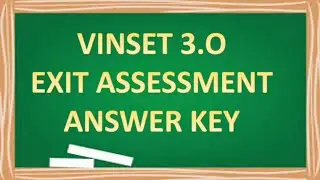 VINSET 3.0 Answer Key to get Certificate of Recognition