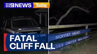 Teenager dies after slipping down cliff edge on Sunshine Coast | 9 News Australia
