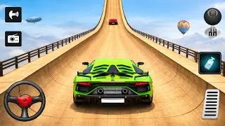 Impossible ramp car stunt challenge | Mega Ramp car racing game |