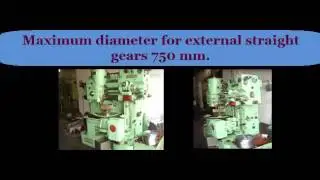 Demm SI-8-750 Gear Shaper Available for Sale