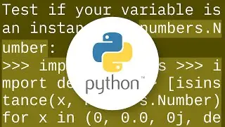 How can I check if my python object is a number?