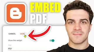 Как встроить PDF-файл в пост в Blogger