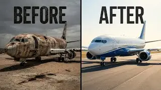 Abandoned Plane to Brand New ✈️ | Stormhollow Atlas Restoration | Satisfying Rebuild