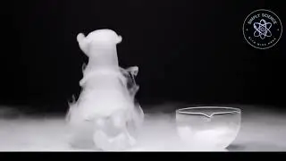 Dry ice Sublimation ( Carbon dioxide in its solid state )تسامي الثلج الجاف. الصف الثاني الاعدادي 