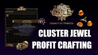 Make Divines with Profit Crafting! Large Cluster Jewels | PoE Phrecia