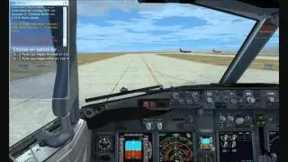 FSX Multi Crew Experience PMDG 737NGX KLAS Takeoff