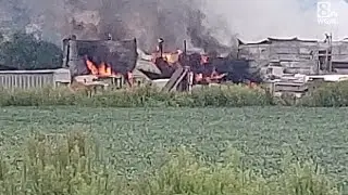 uLocal video captures burning barn in Lebanon County