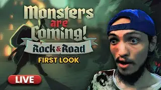 G0LIA7H Builds a MOVING FORTRESS! | Monsters are Coming Rock & Road First Look