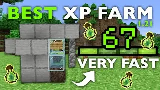 EASIEST XP Farm in Minecraft Bedrock! 67 Lvls in 3 Minutes!