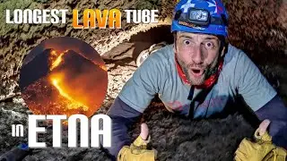 LONGEST🔥LAVA tube Inside ETNA🗻🇮🇹 (1,150m) Grotta Dei3 Livelli, SICILY - CNG Trekventures 100th !