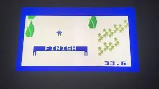 Intellivision Skiing Slope 15 Time - 34.2 Seconds - World Record