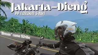 Jakarta-Dieng, touring 1093KM bayar 