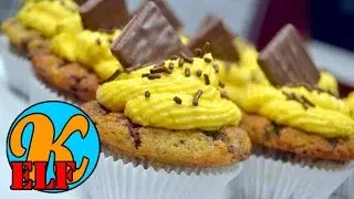 Banana Split Muffins Cupcakes schnell und einfach selber machen | Kanal ELF Rezept #136