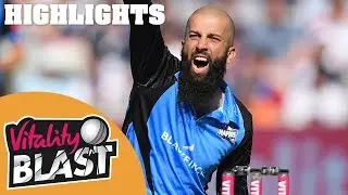 Notts v Worcestershire - Highlights | INCREDIBLE 1 Run Finish in 1st Semi! | Vitality Blast 2019