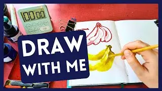 Use What You Have: Timed Drawing Prompts to Beat Creative Block. Draw With Me - Part 1