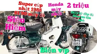 Honda super cup,Xe cud nhật 81/90/ 1988 bản kỉ niệm 50 năm M&aacute;y đề, Cực Hiếm ,chỉ từ 2triệu giao xe