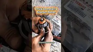Хитрость по простой установке якоря стартера!