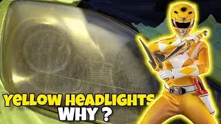 Why do some headlights turn YELLOW while others don't  🟨🟡
