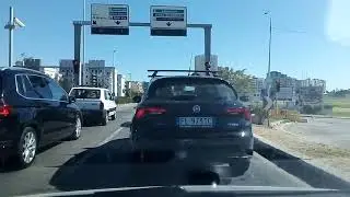 Driving from Talsano to the center of Taranto (Puglia - Italy)