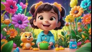 Four Little Bears Learn to Share + More Nursery Rhymes & Kids Songs