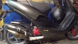 Aprilia DR50 DiTech. Morini. Electric oil pump.