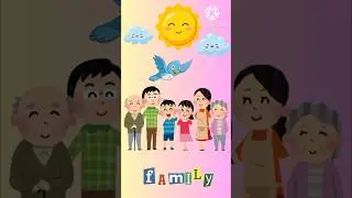 Family Name for kids #learnwithfun #family #education #english