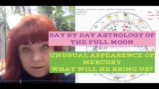 ASTROLOGY OF THE FULL MOON JULY 2022. RARE RED MERCURY. WHAT WILL HE BRING US? DAY BY DAY ASTROLOGY