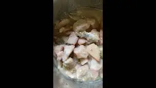 Local arbi with chilli, dry fish, salt, cooking soda add water curry.
