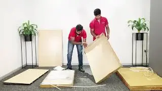 Featherlite Work Hub | Work from Home Table Installation | DIY