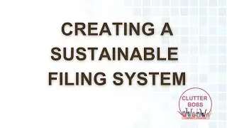 Creating a Sustainable Filing System for Your Large Paper Collection