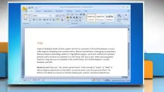 Word 2007: How to add AutoText to the Quick Access Toolbar