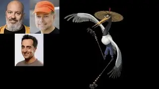 Animated Voice Comparison- Crane (Kung Fu Panda)