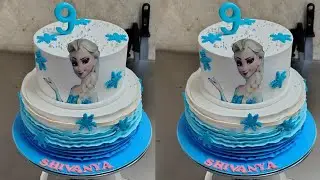 Frozen Theam Cake | HOW TO MAKE Frozen Cake Design Idea | Full Details