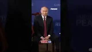 Putin visibly frustrated with US media during Trump summit #foxnews #shorts #ukraine #trump