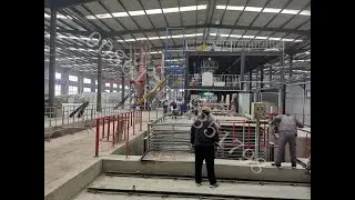 Fireproof MgSo4 board machine magnesium oxide fiber cement panel machine