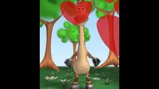 Tubby giraffe cartoon