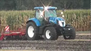 New Holland T7.170 mit Horsch Terrano 3 FX Grubber im Einsatz