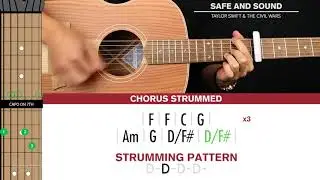 Safe & Sound Guitar Cover Taylor Swift 🎸|Tabs + Chords|
