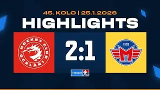 Highlights | HC Oceláři Třinec vs. Banes Motor Č. Budějovice 2:1 | 25.01.2026