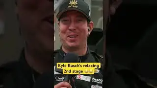 Kyle Busch had a relaxing 2nd stage chasing Ryan Blaney