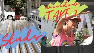 WINDOW REDEMPTION & STUDLY STUD WORK- Van build Ep. 6
