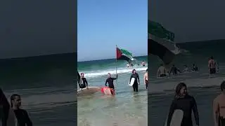 Protest in Bondi beach